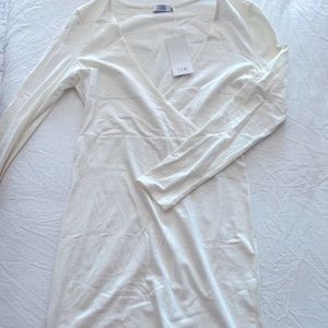 NWT TOBI white mini dress